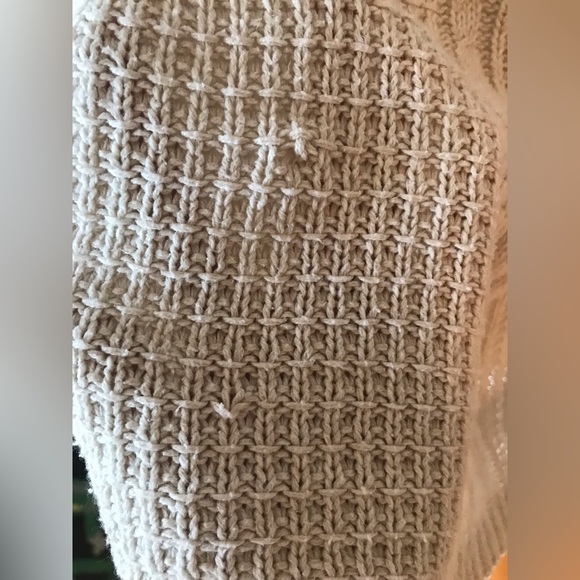 Roxy size S sweater dress in off-white super light tan - beautiful condition - Picture 7 of 11
